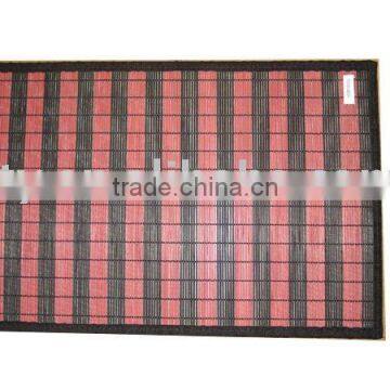 Natural bamboo place mat with different colors