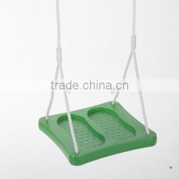 Playground Plastic Stand borad swing with rope