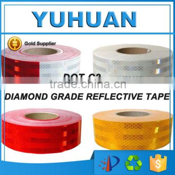 Colored PVC / PET Based Truck Vehicle reflective tape adhesive