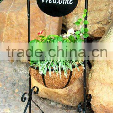 Welcome Planter Stand