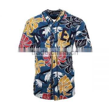 Custom Sublimated 100% Polyester Pro-Mesh Baseball Jerseys With Custom Sublimation Patterns And Floral Designs With Tags Labels,