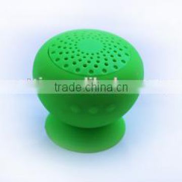 2014 creative wireless portbale mini mushroom suction car bluetooth speaker woofer, bluetooth shower speaker