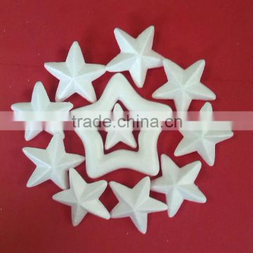 Decorative white foam star ,DIY star