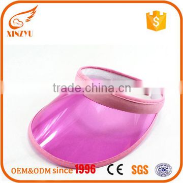 Trade Assurance custom pvc plastic sun visor cap wholesale