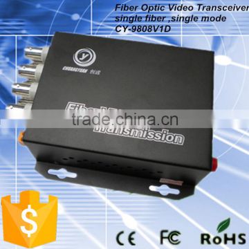 8 channel Fiber Optical Video Converter, transceiver, transmitter, receiver