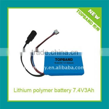 New Lithium polymer Toy battery 7.4V3000mAh TB-884765