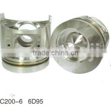 PC200-5 , PC200-6 Excavator Diesel Engine piston 6D95