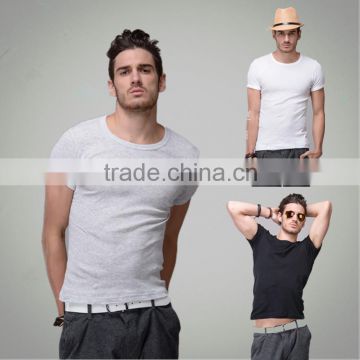 Men's cotton T-shirt male cotton T-shirt blank solid shirt men's short sleeve t-shirt t-shirt factory direct