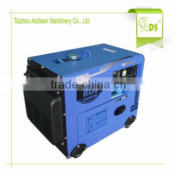 China high quality 4 stroke portable silent diesel generator 6.5kva