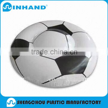 factory sale EN71/ASTM approved fashion durable round sport soccer PVC Inflatable pillow