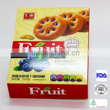 high gloss white cardboard box white box candy biscuit cake packaging box