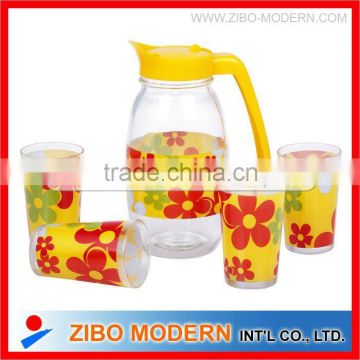 Drinking Glassware with Printing/glass canister