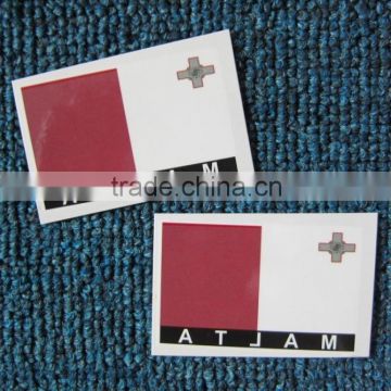 2015 good quality in stock removable national flag sticker tattoo