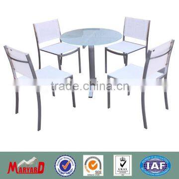 stainless steel outdoor furniture dining set
