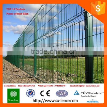 TOP 10 Products Cheap Price RAL7016 Gray Powder Coated Iron Wire Mesh Fence
