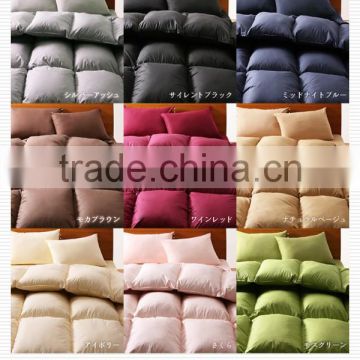 High quality wholesale feather and down duvet and pillow set