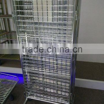50*50mm wire mesh decking metal pallet cage trolley