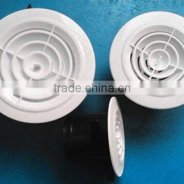 ABS Round Ceiling Adjustable Diffuser with Connector