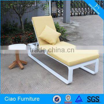 Aluminum Sun Lounger With Cushion