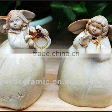 ceramic cherub figurines for home decor