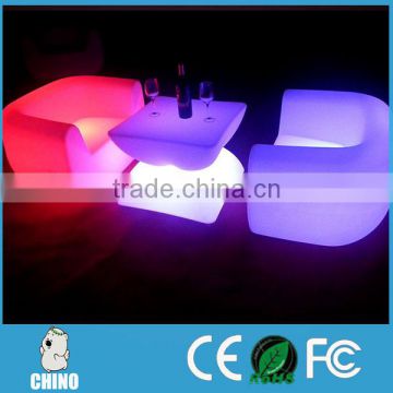 2016 hot sale Luxury furniture Remote control led table