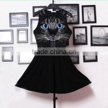 New Fashion Elegant Cotton and Spandex Prom Dress