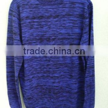 The round neck button stripes pullover casual men knitted sweater men (Maco Johnston)