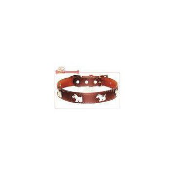 Fashionable Genuine Leather Pet Collar From Small Breed Dogs To Large One With Studs