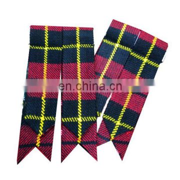 Wallace Scottish Tartan Kilt Socks Flashes