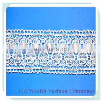 Heart pattern crochet cotton lace trim for clothes decorative