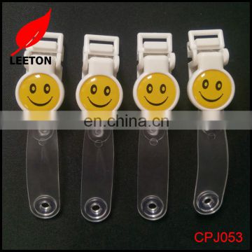 Factory custom plastic ID badge clip