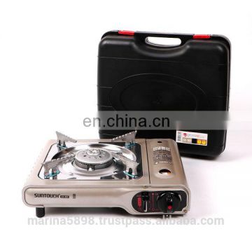 PORTABLE GAS STOVE MODEL : ST-707 (Stainless steel soup tray)