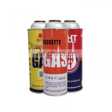 Aerosol can for gas lighter butane and empty gas butane  canister