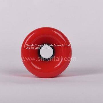 pu wheels for skate board 75*51 round  PU Wheels   red pu wheels for skateboard