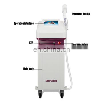 LFS-808A China Manufacturer beauty equipment 808nm diode laser hair removal salon spa equipment ice touch head diode laser