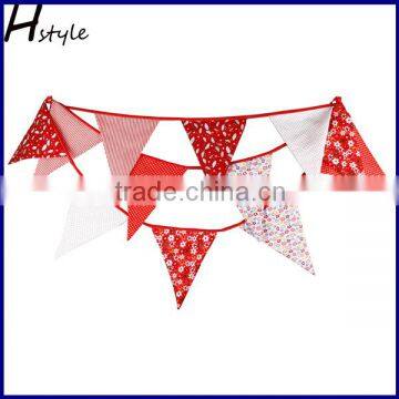 Decorative Fabric Bunting Flags String Flags PL018