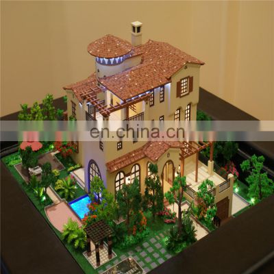 Real Estate Construction Model villa architectural design model