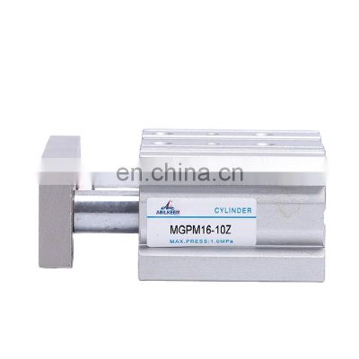 Factory Outlet MGPM Series Customizable Size MGPM20 Long Stroke Stainless Steel Pneumatic Three-shaft Air Cylinder