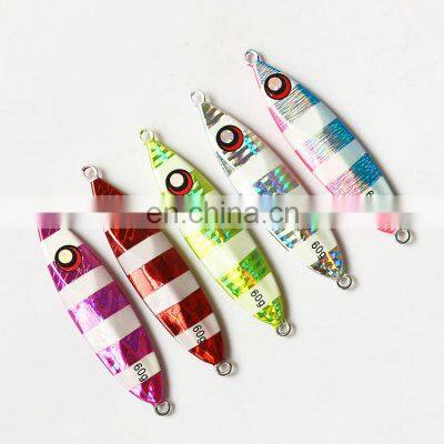 Wholesale Deep Sea Jig Lure 40g 60g 80g 100g Metal Lead Slow Pitch Jigging Lures