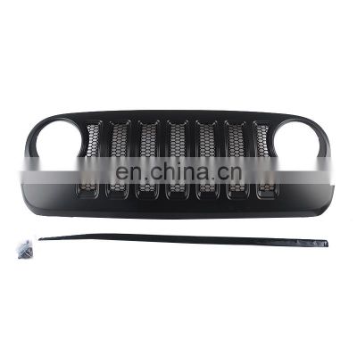 New Grille  For Jeep Wrangler JK JL Style car grille  accessories Offroad parts