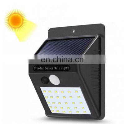 Outdoor Solar Light With Motion Sensor Garden Decoration LED Solar Powered Sunlight Wall Lighting