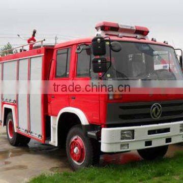 Dongfeng 4x2 water tank fire truck 5000Liter foam 1000Liter