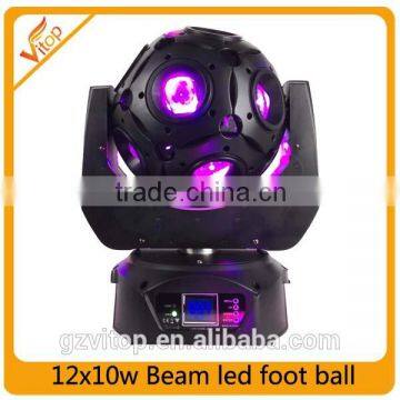 Hot selling Touch screen Led beam foot ball light 12x10w DJ led beam moving head light