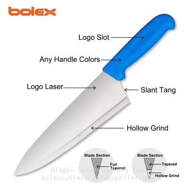 kitchen knives GIESSER EICKER CHINA KNIFE SHARPENING GRINDING RENTAL EXCHANGE CUTLERY SERVICES skinning curved boning cook chef knives