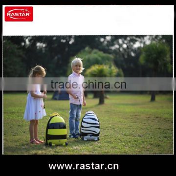 2015 RASTAR animal design Plastic kids rolling suitcase luggage bags