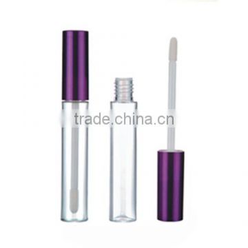 8ml Round Plastic Lip Gloss container with thin layer base (594PB-LG408)