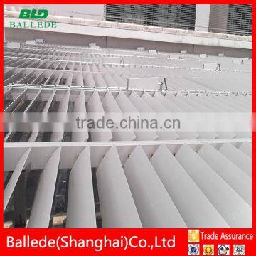 decorative sunshade aluminum oval louver roof from china