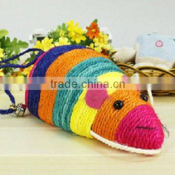 Mouse Shape Sisal Cat Climbing Toy
