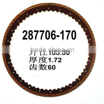 ATX TF80SC Automatic Transmission 287706-170 friction plate Gearbox automotive friction disc clutch