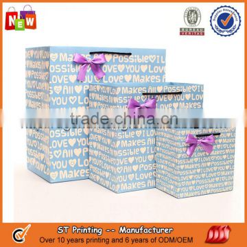 Beutiful design paper bags for gift